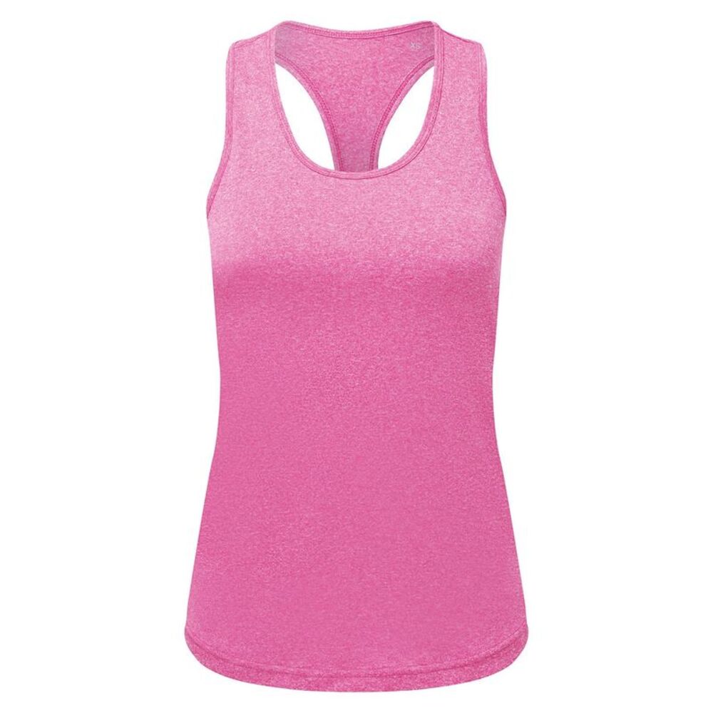 TriDri Womens/Ladies Melange Recycled Undershirt / Pink Melange